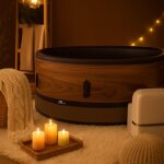 Spa rigide duet mspa rond 6 places connect� avec wifi