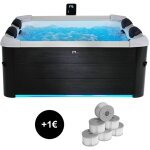 Spa oslo plus + 8 filtres spa spa rigide 6 places 180cm carr hydromassage 4 coussins bche 8 filtres ...