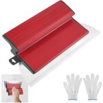 Spatule enduit set, douceur double face couteau enduit, 25cm parfait liss couteau a enduire, pour mastic, ...