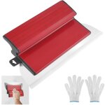 Spatule enduit set, douceur double face couteau enduit, 25cm parfait liss couteau a enduire, pour mastic, ...