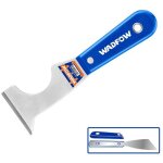 Spatule grattoir multi - usages wadfow 2, 5 pouces, lame monobloc, manche en plastique pp