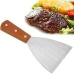 Spatule pour plancha, spatule crepe palette  gril en inox spatule  barbecue racloir / spatule  griller ...