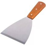 Spatule  pole, spatule multi - usages en acier inoxydable, grattoir  pole, spatule plate avec manche ...