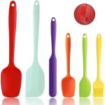 Spatule silicone, spatule cuisine, marises de cuisine p�tisserie r�sistante � la chaleur, ustensiles ...