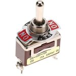 Spdt interrupteur � bascule momentan� 3 broches on - off - on double bouton poussoir de r�initialisation ...