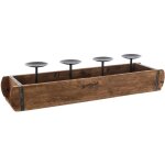Chandelier de l'avent en forme de brique 60 x 15 cm - pour 4 bougies piliers - chandelier de noël en ... Chandelier de l'avent en forme de brique 60 x 15 cm - pour 4 bougies piliers - chandelier de noël en ...