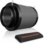 Spider farmer filtre  charbon actif  air de 6 pouces pour tente de culture inlinfan