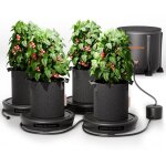 Spider farmer - set de 4 pices base de pot de fleur en tissu auto - arrosant pour cabane de plantation, ...