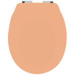 Spirella - abattant wc thermo dur avec frein de chute neela p�che - charni�res abs chrom�