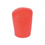 Poubelle à bascule move 2l frosty rouge spirella Poubelle à bascule move 2l frosty rouge spirella
