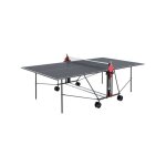 Sponeta - table tennis de table - table ping pong compacte - usage extérieur - gris et noir Sponeta - table tennis de table - table ping pong compacte - usage extérieur - gris et noir