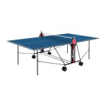 Sponeta - table tennis de table - table ping pong compacte - usage intrieur - bleu et noir