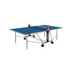 Sponeta - table tennis de table - table ping pong compacte - usage intérieur - bleu et noir Sponeta - table tennis de table - table ping pong compacte - usage intérieur - bleu et noir