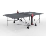 Sponeta - table tennis de table - table ping pong compacte - usage intrieur - gris et noir