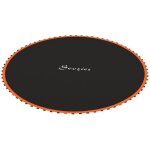 Sportnow - tapis de rechange trampoline  3, 7 m ressorts 14 cm outil 72 crochets en v inclus orange ...