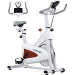 Sportnow - vélo d'appartement - vélo de biking spinning réglable - volant d'inertie 4 kg - rouge gris ... Sportnow - vélo d'appartement - vélo de biking spinning réglable - volant d'inertie 4 kg - rouge gris ...