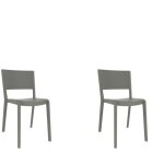 Resol - spot chaise intrieur, extrieur set 2 gris verdtre