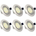 Spots led encastrables gu10 6w spots de plafond ac 230v blanc chaud 3000k lampe plafonnier projecteur ...