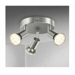Spot led, plafonnier, lampe de salle de bain, lampe de salle de bain, ip44, spot orientable et inclinable, ...