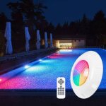 Spot de piscine submersible � led - 12v ac - 24w - ip68 - �295mm