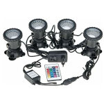 Spots sous - marins �tanches multicolores rvb pour aquarium avec t�l�commande pour bassin de jardin, ...