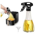 Spray huile cuisine 240ml spray huile d'olive friteuse � air vaporisateur d'huile de cuisson avec gicleur ...