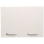 Spring - meuble haut de cuisine avec gouttoir - 2 portes - l80 x p35, 6 x h57, 9 cm - blanc - parisot ...