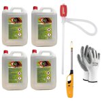 4 pie'ces - 20 litres - bioe'thanol combustible poeles bio sprint 5 litres 99, 9 % inodore sans fume'e ... 4 pie'ces - 20 litres - bioe'thanol combustible poeles bio sprint 5 litres 99, 9 % inodore sans fume'e ...