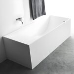 Square 170 - baignoire ilot en solid surface 170 x 72 x 58(h) cm