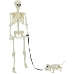 Squelette de d�coration halloween 2 pcs blanc polypropyl�ne vidaxl