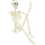 Squelette d'halloween 2 pcs blanc 85 cm pvc vidaxl