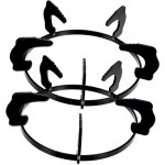 Sstrwgood 2 pi�ces support po�le antid�rapant gazini�re anneaux stables wok casseroles cuisine s�rs durables(2 ...