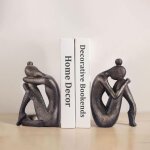 Sstrwgood lot de 2 serre - livres r�sine uniques avec design cr�atif pour ajouter une touche d'originalit� ...