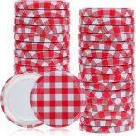 Sstrwgood lot 40 couvercles fer bocaux verre, � visser multicolores 63mm, confitures / conserves, r�sistants ...