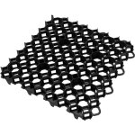 Stabilisateur de gravier noir 490 x 490 mm - par pice
