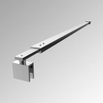 Stabilisateur pour parois de douche, barre de maintien robuste et esthétique pour une épaisseur de verre ... Stabilisateur pour parois de douche, barre de maintien robuste et esthétique pour une épaisseur de verre ...