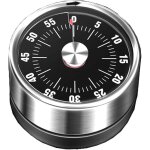 Stainless steel mechanical timer 60 minutes kitchen gadget cooking clock alarm counters manual timer ...