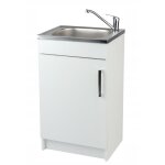 Meuble de cuisine - �vier 50 cm - blanc - pratique et �l�gant - fabriqu� en pologne