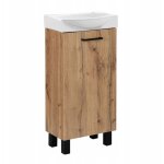 Stamar - meuble de salle de bain avec lavabo - 40 cm - ch�ne dor� - design moderne - pratique et �l�gant ...