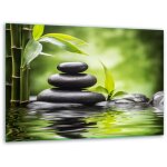 Stand de panneau de coupe en verre 40x30 bambou Stand de panneau de coupe en verre 40x30 bambou