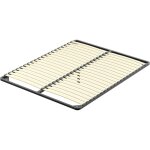 Stanew sommier 160 x 200cm, lit avec sommier � lattes pour adulte, 1 pied, sans cadre (160 x 200cm)