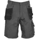 Stanley - short gris multi - poches noires - 46 - gris et noir