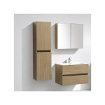 Stano. - ensemble de meubles salle de bain design siena largeur 60 cm chne clair textur sans
