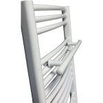 Stano. ? porte - serviette blanc ral 9016 pour s�che - serviette ? acier anticorrosion ? tube rond horizontal ...