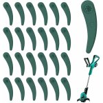 25 pièces lames de rechange pour coupe bordures, lames en plastique de rechange pour coupe bordures, ... 25 pièces lames de rechange pour coupe bordures, lames en plastique de rechange pour coupe bordures, ...