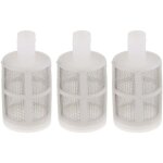 3pcs Écran en acier inoxydable de crépine de pompe à eau convient pour tuyau de 7 - blanc 3pcs Écran en acier inoxydable de crépine de pompe à eau convient pour tuyau de 7 - blanc