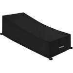 Housse chaise longue jardin avec grilles d'aération, robuste tissu oxford 210d, imperméable, coupe - ... Housse chaise longue jardin avec grilles d'aération, robuste tissu oxford 210d, imperméable, coupe - ...