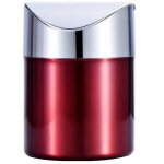 Mini poubelle table acier inoxydable poubelle couvercle pivotant mini poubelle moderne couvercle poubelle ...