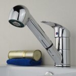 Robinet cuisine douchette  2 jets mitigeur cuisine avec douchette extractible mitigeur evier laiton ...