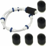 Tentacule complte adaptable pour polaris 280 380 180 tuyau de balayage b5 queue + 5 mousses + 1 pinces ...